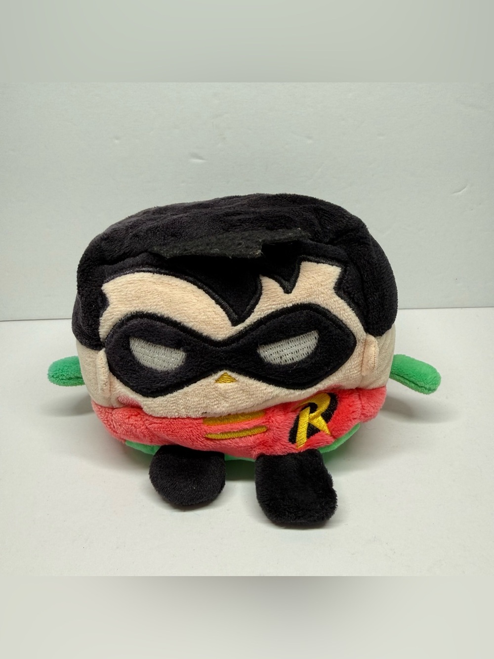 Kawaii Cubes DC Comics Robin 6” Soft Stuffed Plush Toy 2016 Wish Factory WB